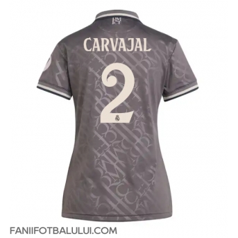 Real Madrid Daniel Carvajal #2 Tricou Fotbal Replică 2024-25 Femei Treilea